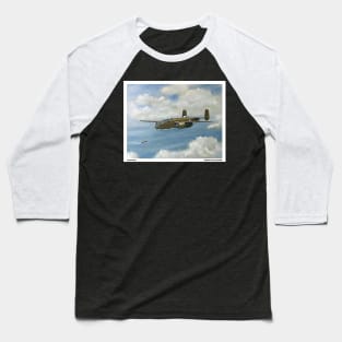 B-25 Mitchell WW2 Plane Baseball T-Shirt